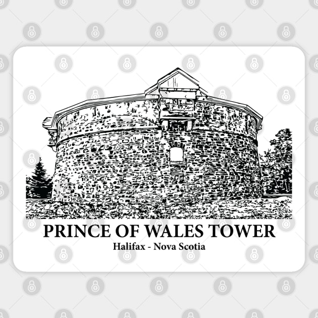 Prince of Wales Tower - Halifax NS Magnet by Lakeric